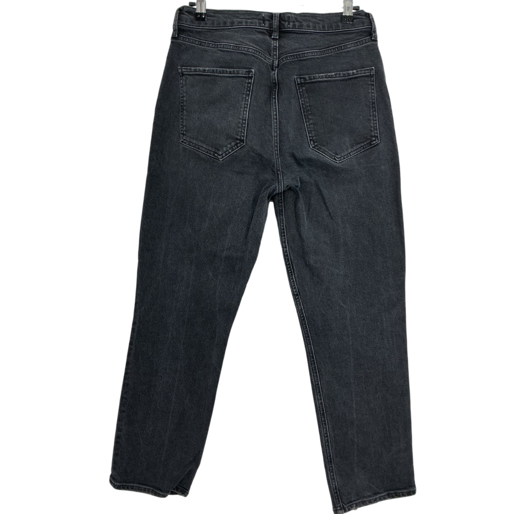 Agolde High Rise Black Riley Denim Jeans Size 28 - Picture 3 of 4